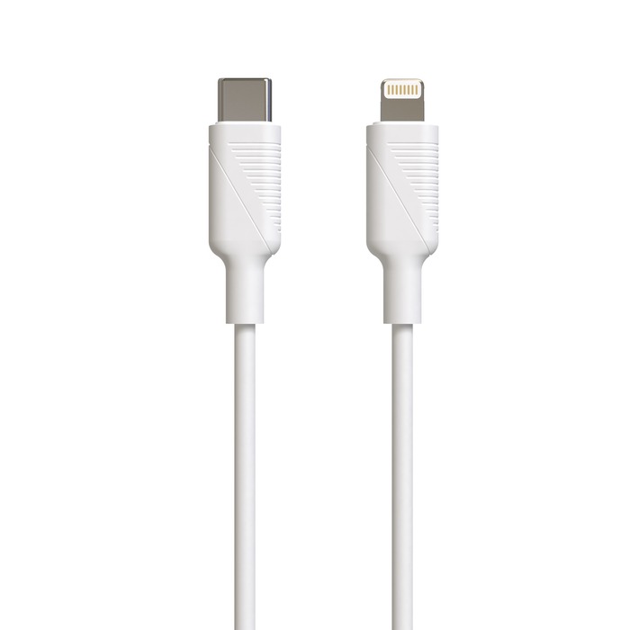 CABLE USB C/LIGHTNING MFI 1.2M BLANC