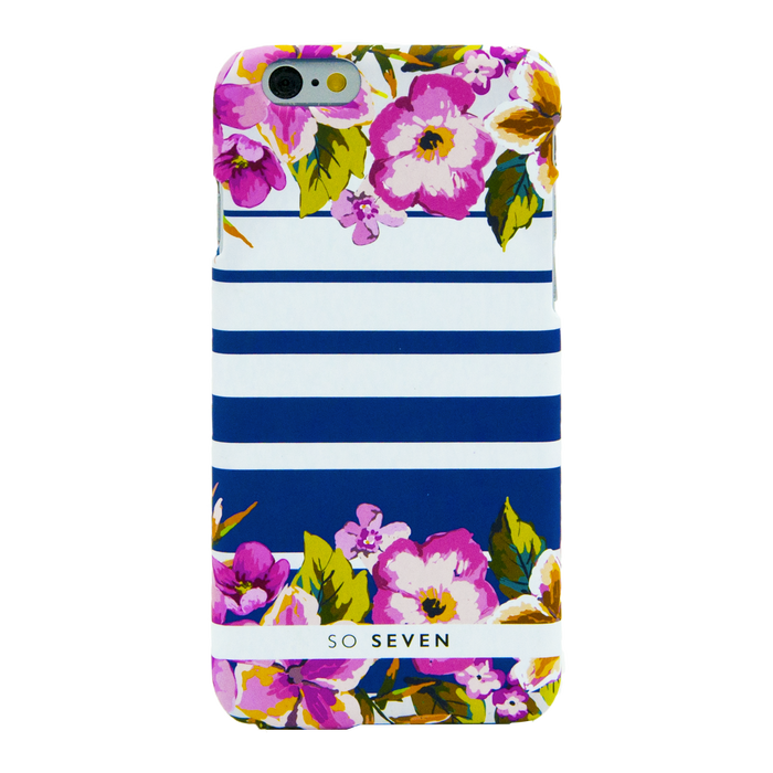 COQUE SUMMERCHIC FLOWER & RAYURE: APPLE IPHONE 6/6S/7/8