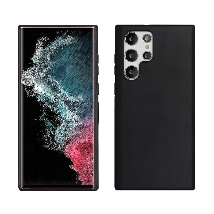 COQUE RECYCLETEK SOUPLE NOIR SAMSUNG GALAXY S22 ULTRA
