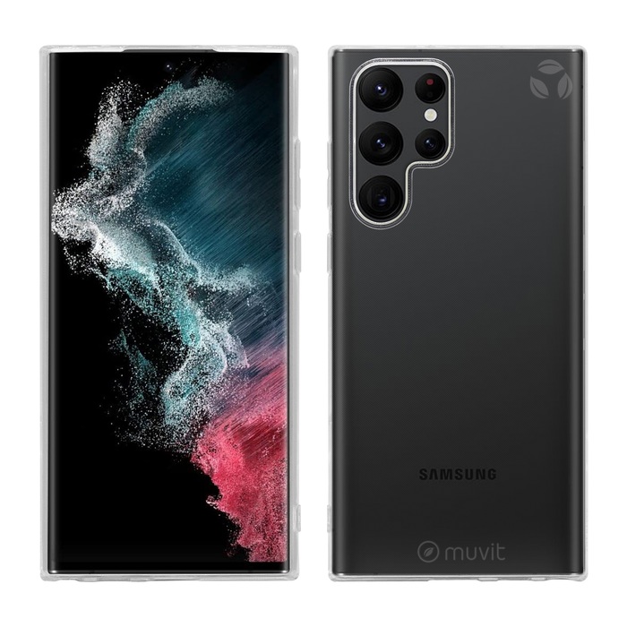 COQUE RECYCLETEK TRANSPARENT SAMSUNG GALAXY S22 ULTRA