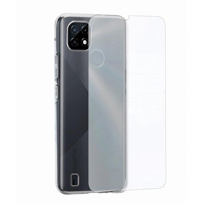 STARTER PACK COQUE SOUPLE + VERRE TREMPE REALME C21Y
