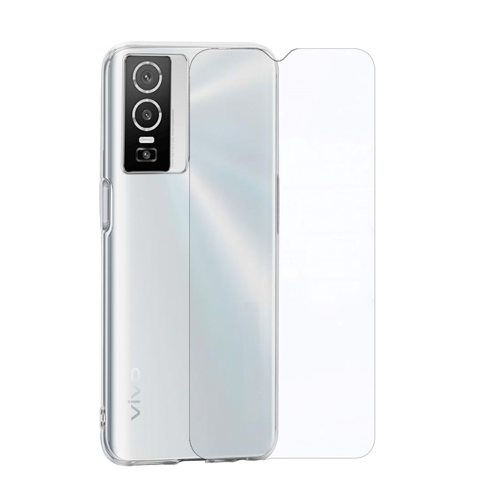 STARTER PACK COQUE SOUPLE + VERRE TREMPE VIVO Y76
