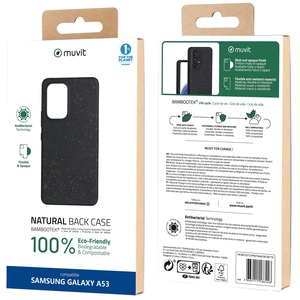 COQUE BAMBOOTEK NOIRE SAMSUNG GALAXY A53 5G