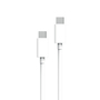 CABLE USB-C USB-C 1M BLANC